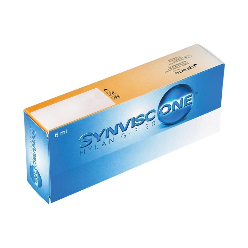 Synvisc One Brand Name - Hylan G-F 20  8mg/ml 6ml syringe
